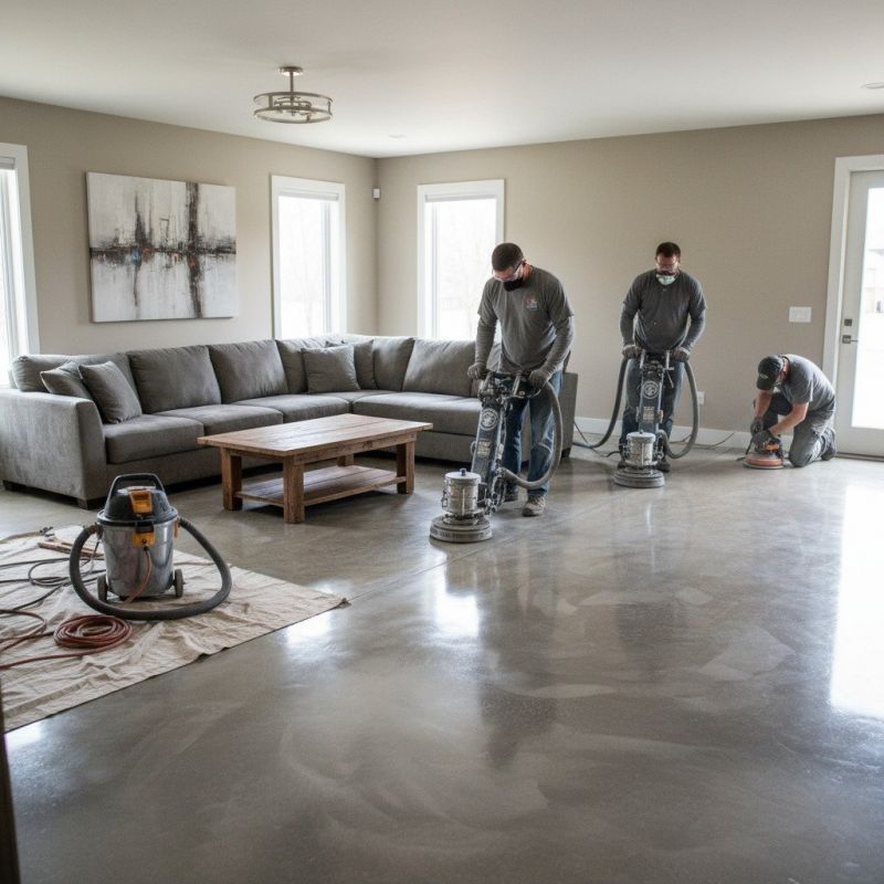Concrete Basement Polishing in Louisville, KY