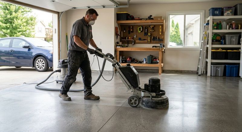 Garage Concrete Polishing